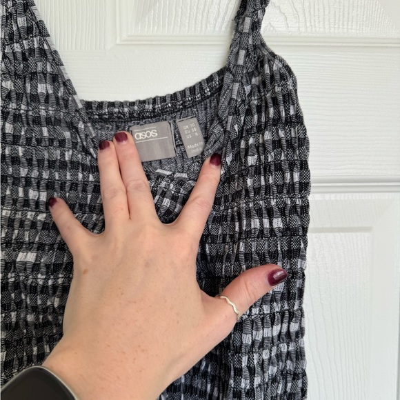 ASOS bodycon crinkle mini dress - Picture 7 of 9